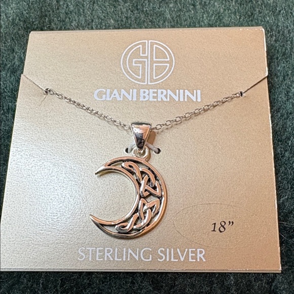 Giani Bernini Jewelry - Giani Bernini Silver Crescent Necklace